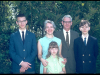 Bill, Mom, Barbara, Dad & Tom at 1002 Cedar Lane [APR-1969]